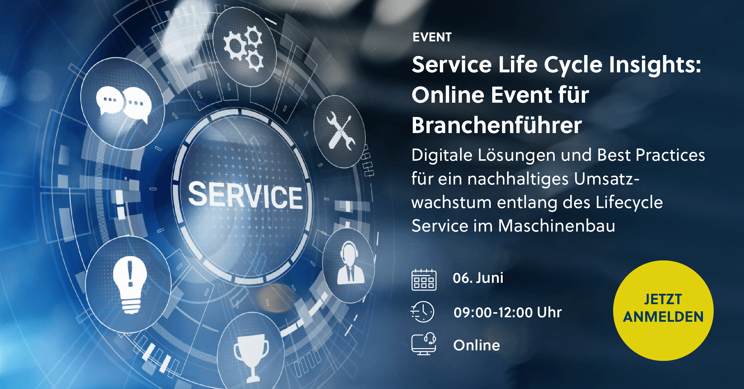 Service Life Cycle Insights: Online Event für Branchenführer