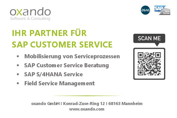 ServiceCard von oxando GmbH