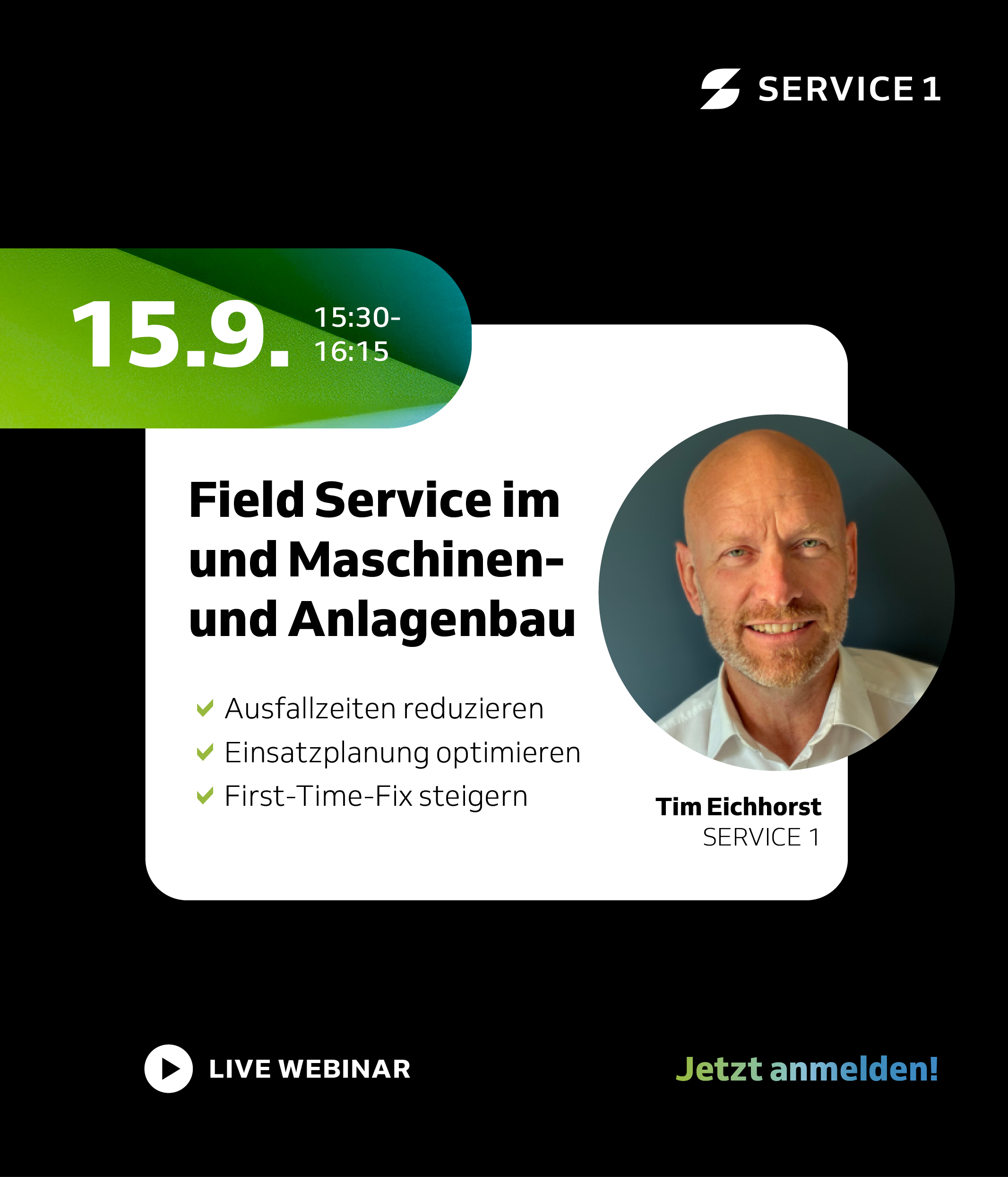 Webinar: Field Service für Maschinen- und Anlagenbau