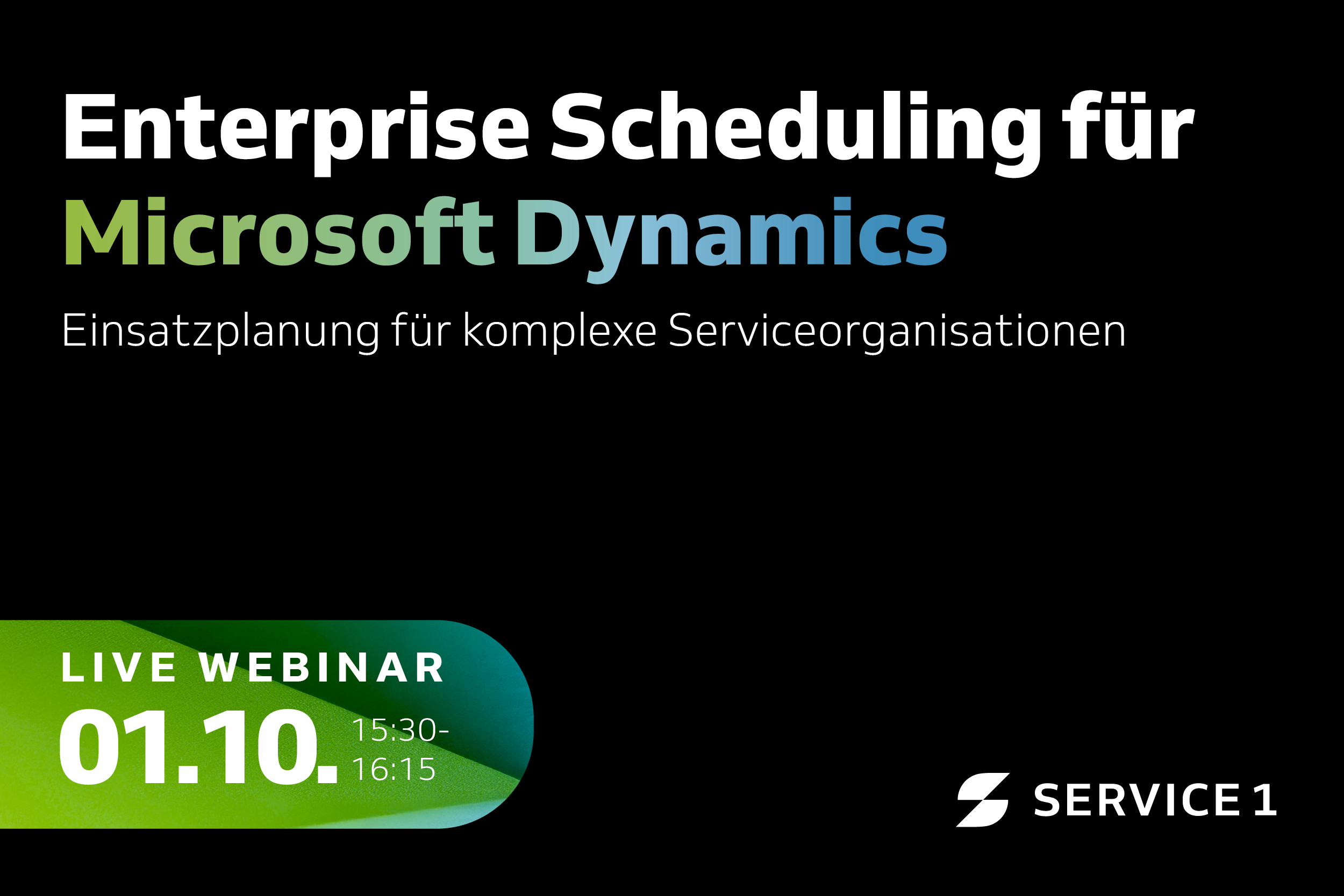 Webinar: Enterprise Scheduling für Microsoft Dynamics 365